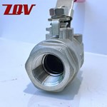 2PC Threaded Stainless Steel Ball Valve 1000 WOG