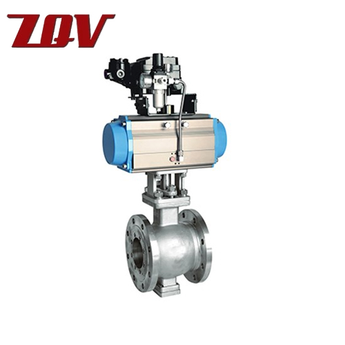 Flange V Port Ball Valve