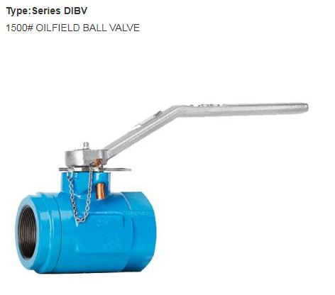 Threaded Ductile Iron Oilfield Floating Ball Vave