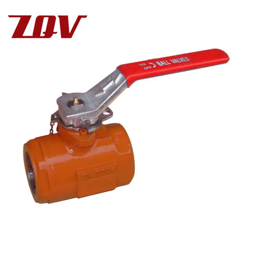 2-pc Threaded Oilfield Ball Valve 2000PSI