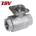 2 piece Threaded Ball valve 3600 PSI Class1500
