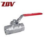 2PC Investment Casting Threaded Ball Valve 3000 PSI