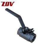 3PC Forged Steel Threaded Ball Valves 6000PSI