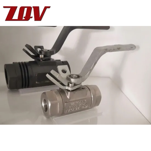 3PC Forged Steel Threaded Ball Valves 6000PSI