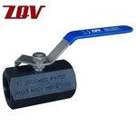 Hex Bar Stock Standard Port Threaded Ball Valve