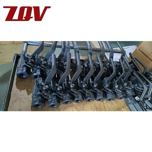 3-PIECE FORGED STEEL THREDED HIGH PRESSURE BALL VALVES