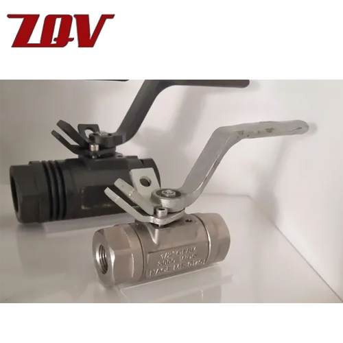 3-PIECE FORGED STEEL THREDED HIGH PRESSURE BALL VALVES