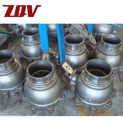 Grooved End stainless steel Floating Ball Valve